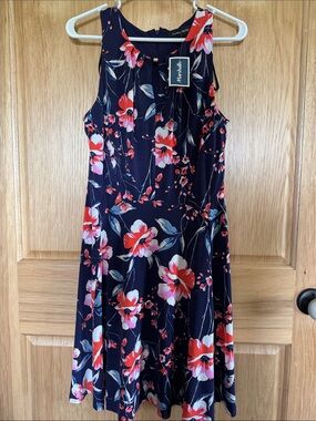 marshalls navy blue dress Marshalls | Dresses | Marshalls Navy And White Striped Sundress